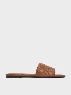 Charles & Keith - Ivette Woven Slide Sandals