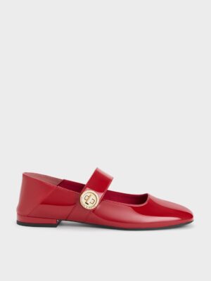 Charles & Keith - Yara Patent Mary Jane Flats