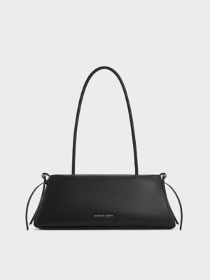 Charles & Keith - Hazel Bow Elongated Trapeze Shoulder Bag