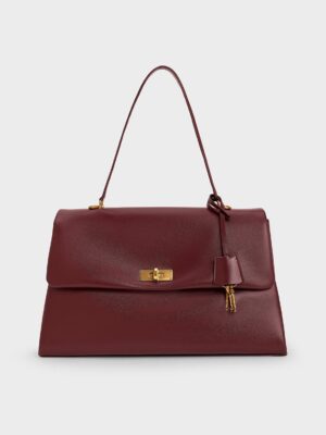 Charles & Keith - Kerry Top Handle Satchel Bag