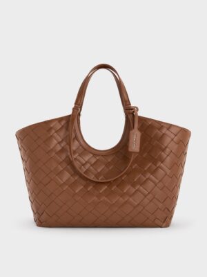 Charles & Keith - Ivette Woven Tote Bag