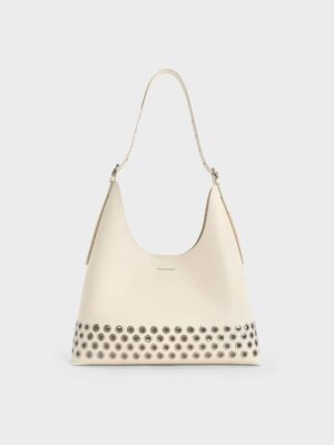 Charles & Keith - Liv Grommet Hobo Bag
