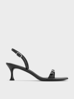Charles & Keith - Buckled Slingback Kitten Heels