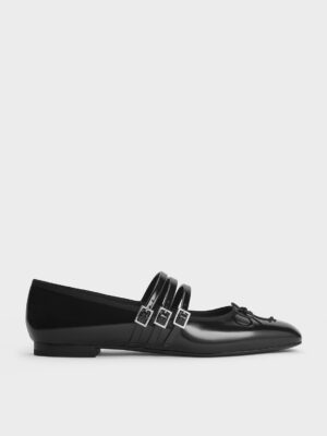 Charles & Keith - Triple-Strap Mary Janes