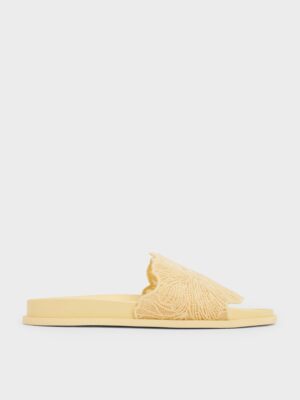Charles & Keith - Meja Floral Slide Sandals