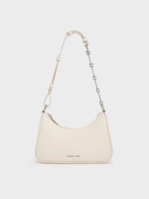 Charles & Keith - Lane Chain-Link Shoulder Bag