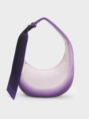 Charles & Keith - Toni Gradient Knotted Crescent Hobo Bag