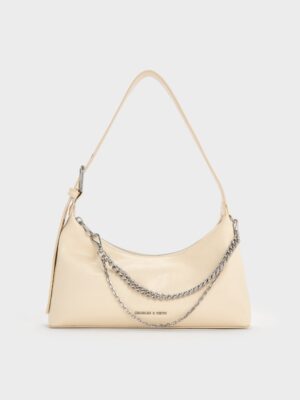 Charles & Keith - Atwood Chain-Embellished Shoulder Bag