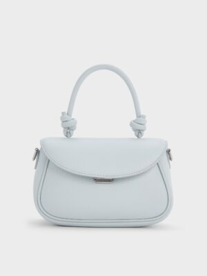 Charles & Keith - Sammie Knotted-Handle Front-Flap Bag