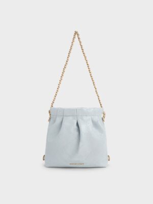 Charles & Keith - Duo Chain-Handle Two-Way Backpack