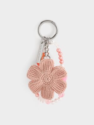 Charles & Keith - Crochet Flower Beaded Charm