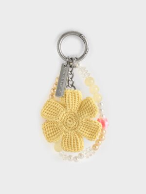 Charles & Keith - Crochet Flower Beaded Charm