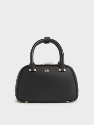Charles & Keith - Leather Bowling Bag
