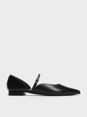 Charles & Keith - Pointed-Toe D'Orsay Mary Janes