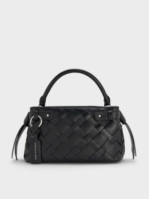 Charles & Keith - Ivette Woven Top Handle Bag