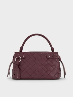 Charles & Keith - Ivette Woven Top Handle Bag