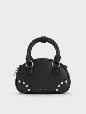 Charles & Keith - Bobbie Studded Top Handle Bag