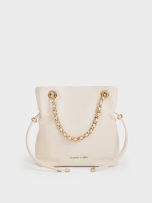 Charles & Keith - Arya Braided-Strap Double-Handle Crossbody Bag