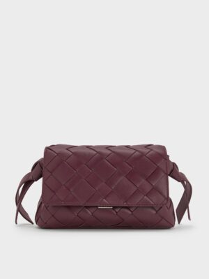 Charles & Keith - Ivette Woven Crossbody Bag