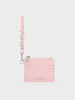 Charles & Keith - Agatha Chain-Accent Wristlet Card Holder