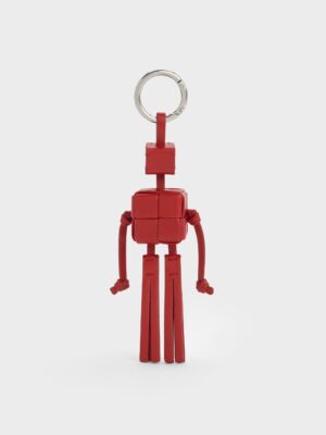 Charles & Keith - Ivette Woven Robot Bag Charm