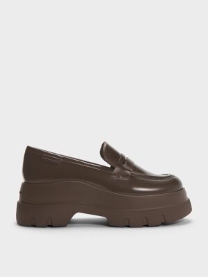 Charles & Keith - Leoi Platform Penny Loafers