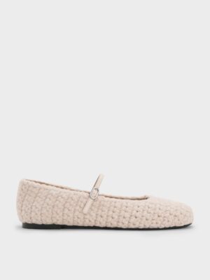 Charles & Keith - Crochet Mary Jane Flats