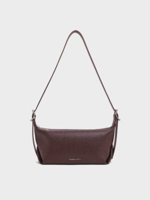 Charles & Keith - Larsen Buckle-Strap Slouchy Shoulder Bag