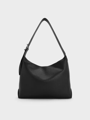 Charles & Keith - Larsen Buckle-Strap Hobo Bag