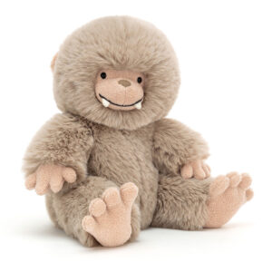 Jellycat BO2BF Bo Bigfoot Fluffy Beige Plush Sitting Soft Toy