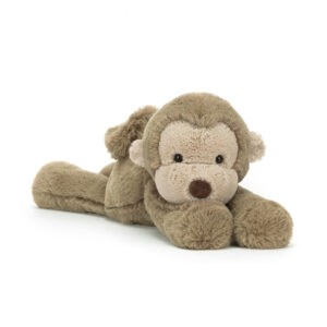 Jellycat SMG2M Smudge Monkey Original Lying Plush Soft Toy
