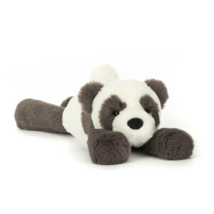 Jellycat SMG2PAN Smudge Panda Black and White Lying Plush Soft Toy