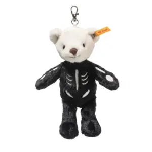 Steiff 112720 Mr Bones Pendant Plush Halloween Bear Keyring