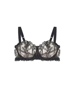 Audrey Black Balcony Bra