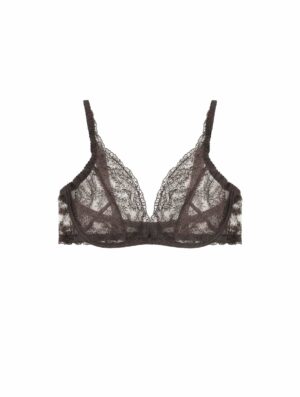 Kyra Brown Plunge Bra