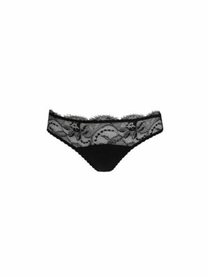 Signature Lace Brief - Black
