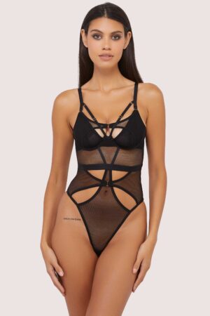 Erin Black Mirco Fishnet Body | UK 20 | Wolf & Whistle After Dark