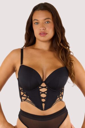 Rocka Strappy Bustier | UK 38G | Wolf & Whistle