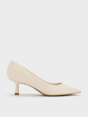 Charles & Keith - Emmy Pointed Kitten Heel Pumps