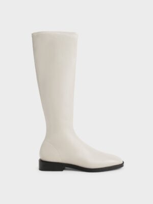 Charles & Keith - Sasky Knee High Flat Boots