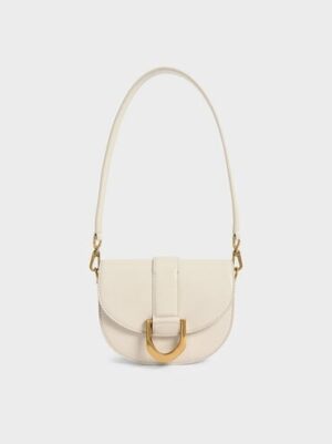 Charles & Keith - Mini Gabine Saddle Bag
