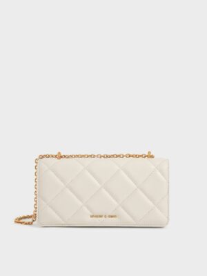 Charles & Keith - Paffuto Quilted Wallet On Chain