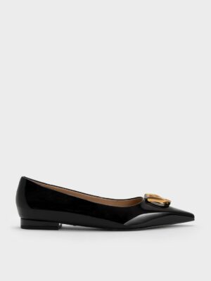 Charles & Keith - Gabine Patent Leather Ballerinas