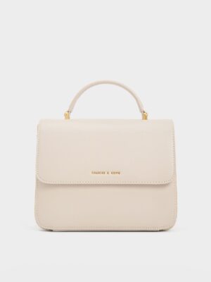Charles & Keith - Octavia Front Flap Top Handle Bag