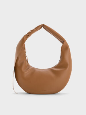 Charles & Keith - Toni Knotted Crescent Hobo Bag