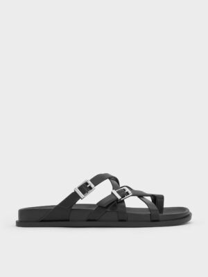Charles & Keith - Crossover Toe-Ring Sandals