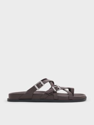 Charles & Keith - Crossover Toe-Ring Sandals