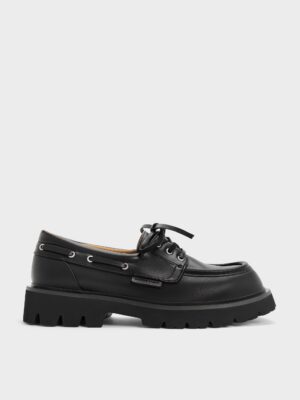 Charles & Keith - Ridged-Sole Boat Shoes