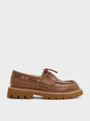 Charles & Keith - Ridged-Sole Boat Shoes