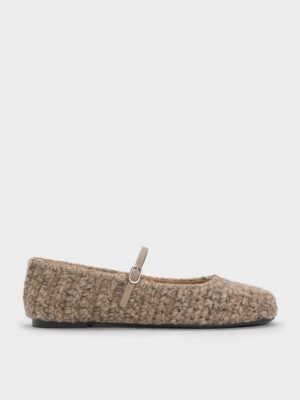 Charles & Keith - Crochet Mary Jane Flats